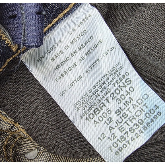 Wrangler Retro Slim Fit Relaxed Boot Cut Denim Jeans Boy's Size 12 - 25x30 - Picture 5 of 5